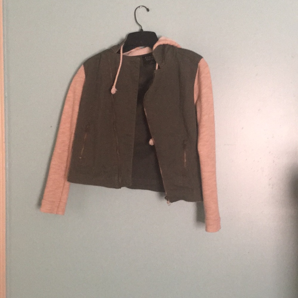 Tinsel Town Military Green Jacket